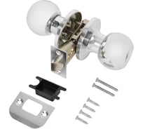 Ручка защелка PUNTO DK672/BL CP-BK (фик.) хром 49493