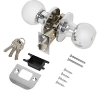 Ручка защелка PUNTO DK672/BL CP-ET (кл./фик.) хром 49507