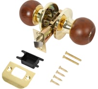 Ручка защелка PUNTO DK672/BL WD-BK (фик.) дерево 49505