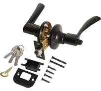 Ручка защелка PUNTO DK610/BL BL-ET (кл./фик.) черный 49553