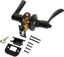 Ручка защелка PUNTO DK610/BL BL-BK (фик.) черный 49541