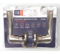 Ручка защелка PUNTO DK610/BL SN-PS (без фик.) мат.никель 49523