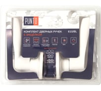 Ручка защелка PUNTO DK610/BL WH-PS (без фик.) белый 49531