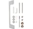 Ручка-скоба PUNTO PULL.ARC.TITAN CP-8 хром 48907 3