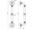 Ручка-скоба PUNTO PULL.ARC.SORENTO BL-24 черный 48895 2