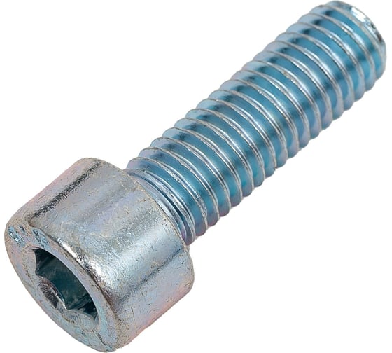 Винт КРЕП-КОМП с внутренним шестигранником,цинк DIN912 12 х25 пр.8,8 (500шт) вш1225