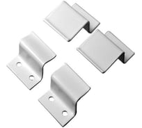 Крепление для москитной сетки ULTIMA, металл, цвет белый, 500 компл. (1 компл = 4 шт., 2 верх + 2 низ) KVMWHITE/500