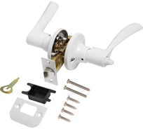 Ручка защелка PUNTO DK610/BL WH-BK (фик.) белый 49543