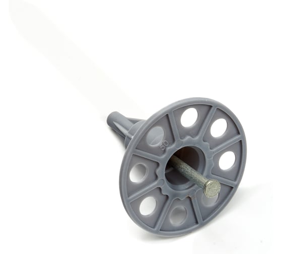 Тарельчатый дюбель (гриб) для газоблока, 50 мм, 200 шт в упаковке Fedast FD50IN-BPG 1