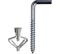 Дюбель с Г-образным крюком 23 БОЛТА 8х40 мм, 10 шт 62402b0804000ф10