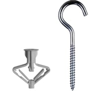 Дюбель с шурупом полукольцо 23 БОЛТА 8х40 мм, 10 шт B18000804066507ф10