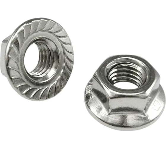 Гайки с фланцем 23 БОЛТА ОЦ М6 (600 шт) и М8 (300 шт) DIN 6923 в контейнерах А1А000060030007/А1А000080030507конт