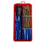 Шурупы с дюбелями и отверткой 23 Болта в органайзере НАБОР 12 1000179