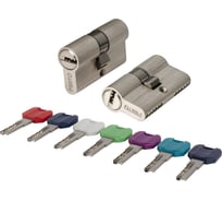 Цилиндровый механизм PUNTO MaxPro7000Key 52mm (21+10+21) SN мат.никель 7key 61853
