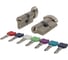 Цилиндровый механизм PUNTO MaxPro7002Knob52mm(21+10+21) SN мат.никель 7key с вертушкой 61863 1