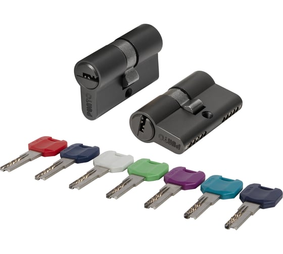 Цилиндровый механизм PUNTO MaxPro7000Key 52mm (21+10+21) BL черный 7key 61851