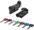 Цилиндровый механизм PUNTO MaxPro7002Knob70mm(30+10+30) BL черный 7key с вертушкой 61173 1