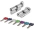 Цилиндровый механизм PUNTO MaxPro7002Knob60mm(25+10+25) CP хром 7key с вертушкой 61161 1