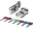 Цилиндровый механизм PUNTO MaxPro7002Knob60mm(25+10+25) SSC сатин.хром 7key с вертушкой 61165 1
