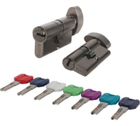 Цилиндровый механизм PUNTO MaxPro7002Knob52mm(21+10+21) GR графит 7key с вертушкой 62487