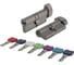 Цилиндровый механизм PUNTO MaxPro7002Knob60mm(25+10+25) GR графит 7key с вертушкой 61159 1