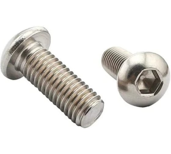 Винт ЦКИ Глобал ISO7380, М6х35 10.9, цинк, HEX4, 20 шт. 2326207