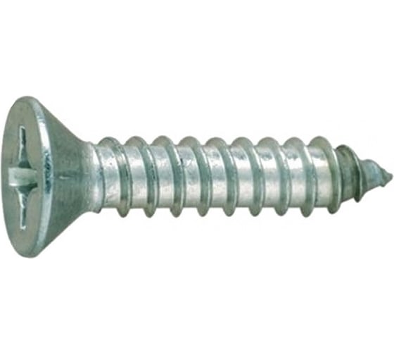 Саморез ЦКИ Глобал DIN 968 4.2x16, остроконечный, цинк, 50 шт. 49344