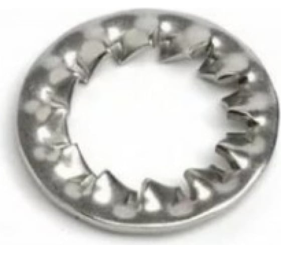 Стопорная шайба ЦКИ Глобал DIN6798 J М10 зубчатая A2 200 шт. 46491
