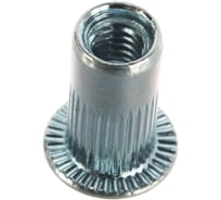 Заклепка-гайка ЦКИ Глобал М8 плоск. рифл. удл. АЛ. REX под пакет 3.1-5.5 мм, 40 шт. 50849