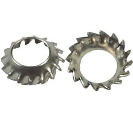 Стопорная шайба ЦКИ Глобал DIN6798 V М8 зубчатая, цинк, 35 шт. 6804007