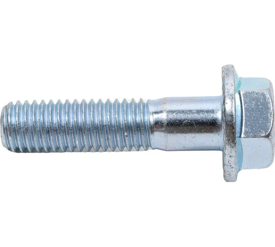 Болт с фланцем ЦКИ Глобал DIN6921, М12x80 мм, неполн. резьба, рифленый, 10.9, Ц, 2 шт. 76276
