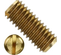 Винт установочный ЦКИ Глобал  DIN551 М4x10 ЛАТ. 20 шт. 35298