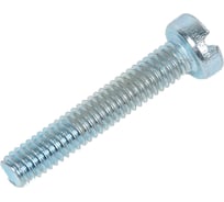 Винт ЦКИ Глобал DIN 84, М4х22 цинк, SL 6.5х1.2, аналог ГОСТ 1491-80, 100 шт. 3061407