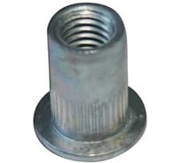 Заклепка-гайка ЦКИ Глобал М8x16, d1:10.9 мм плоская, рифленная, A2 REX под пакет E: 0.5 мм-3.0 мм, 50 шт. ЦКИ Глобал 50830