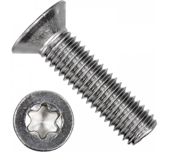 Винт ЦКИ Глобал DIN 965 м3x6, цинк, tx 10, 200 шт. 48153