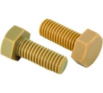 Болт ЦКИ Глобал DIN 933, М6x20, полиамид, SW 10 50 шт. 19136