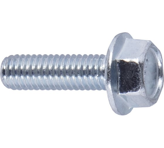 Болт с фланцем ЦКИ Глобал DIN 6921, м10x25, 10.9, цинк, 10 шт. 80744 1