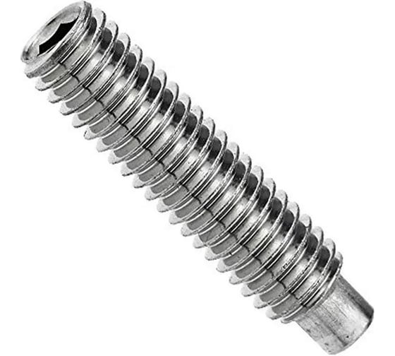 Винт установочный ЦКИ Глобал DIN 915, М10x10, A2, HEX5, 50 шт. 43016 1