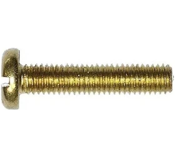 Винт ЦКИ Глобал DIN85, М2.5x6 мм, ЛАТ. 100 шт. 84422 1