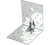 Угловая перфорированная пластитна ЦКИ Глобал 50x50x35x2, усиленная, цинк, 20 шт. 51664