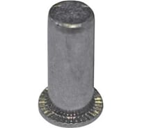 Заклепка-гайка ЦКИ Глобал М4 плоский, рифленная, закрытая A2 REX под пакет E: 0.5-3.0 мм, 50 шт. 50840