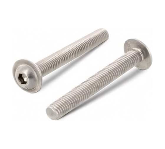 Винт ЦКИ Глобал ISO7380-2, М4х10 с фланцем, A2, HEX2.5, 100 шт. 40994