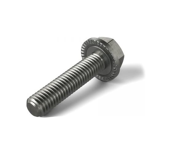 Болт с фланцем ЦКИ Глобал DIN 6921, М8х12 рифленый, 8.8, Ц, уп. 50 шт. 62901
