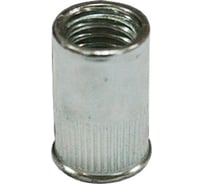 Заклепка-гайка ЦКИ Глобал М10 потайная, рифленная, A2 REX 25 шт. 50834