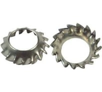 Стопорная шайба ЦКИ Глобал DIN6798 V М4 зубчатая, цинк, 100 шт. 6801007