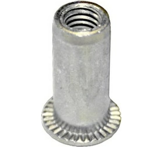 Заклепка-гайка ЦКИ Глобал М6 плоская, удлиненная, сталь Ц REX 50 шт. 49194