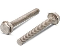 Болт с фланцем ЦКИ Глобал DIN 6921, М5х10, рифленый, 8.8, Ц, 50 шт. 68073