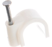 Скоба с оцинкованным гвоздём (60 шт; 12 мм) для крепления кабеля Stayer 4510-12