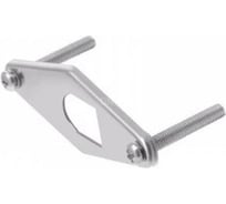 Монтажная скоба для монометров TM-220Т, 221Т, 320Т, 321Т, тип 1 (прямая), в комплекте с винтами M5х35, нержавеющая сталь РОСМА D070-06962