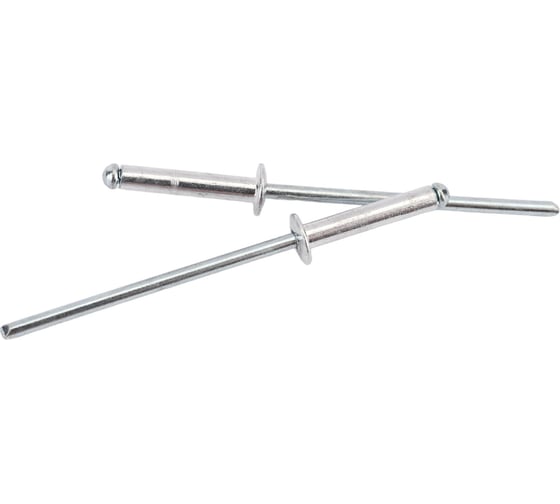 Заклепка тяговая ЦКИ Глобал Ал-Mg2.5/Ст плоск. 3.2х8 REX, 250 шт. 3710407 1